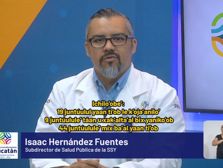Confirman dos nuevos casos de Covid19 en Yucatán; suman 19