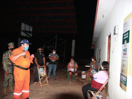 Más de 1,200 yucatecos permanecen en refugios temporales