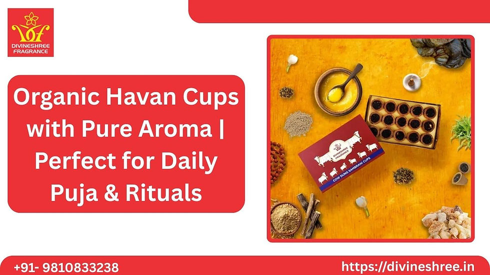 Organic Havan Cups with Pure Aroma | Perfect for Daily Puja & Rituals