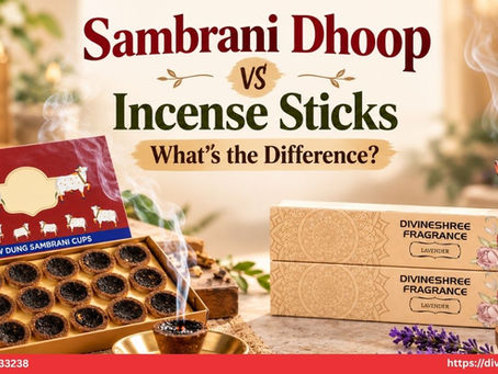 Sambrani Dhoop vs Incense Sticks: What’s the Difference?