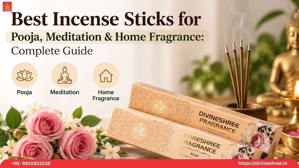 Best Incense Sticks for Pooja, Meditation & Home Fragrance: Complete Guide