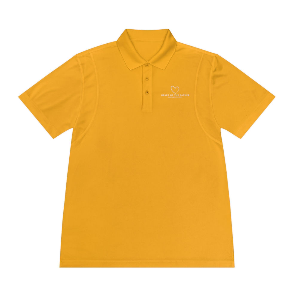 Thumbnail: Heart of the Father Men's Sport Polo Shirt