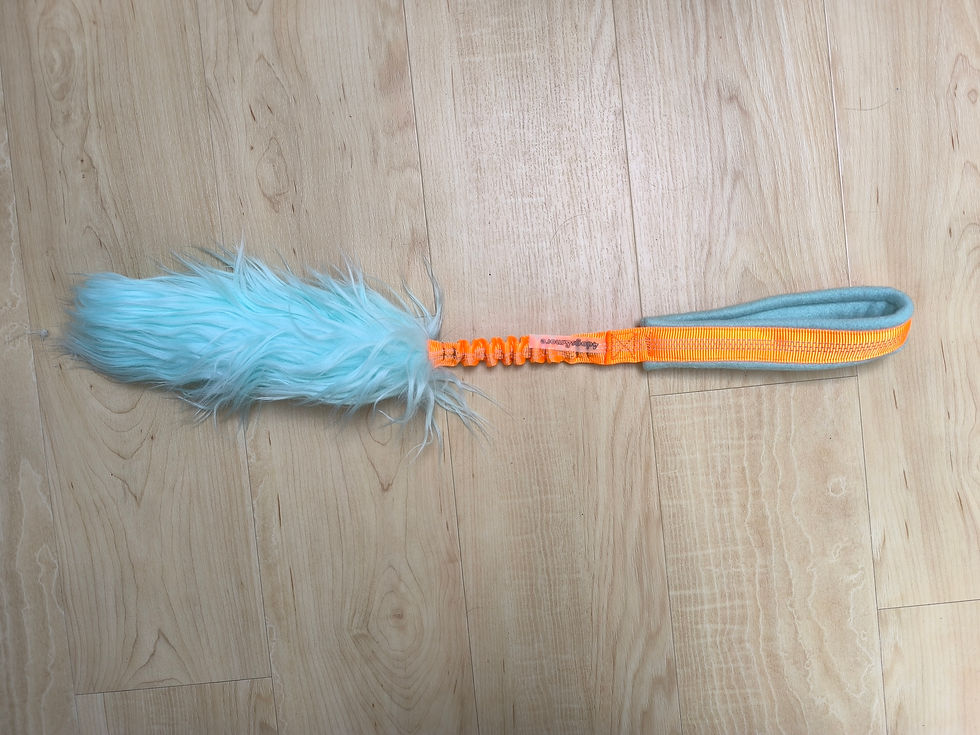Thumbnail: Faux fur pull toy