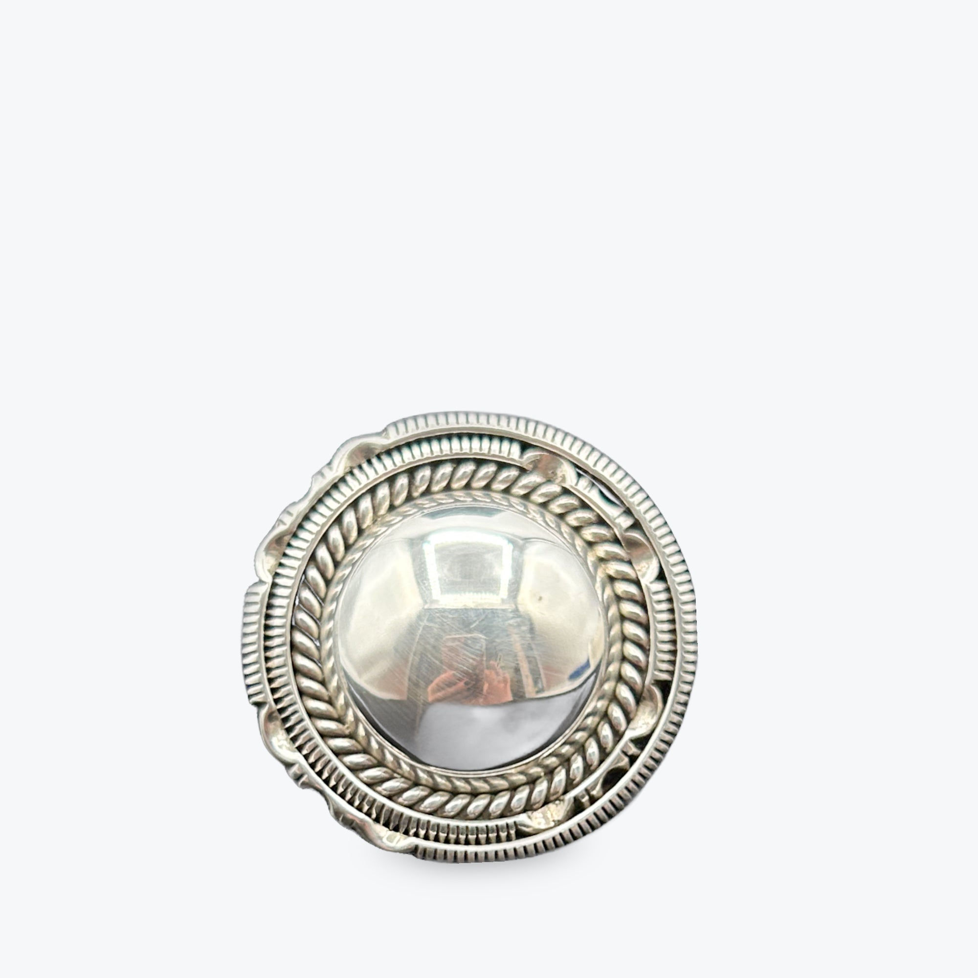 Artie Yellowhorse-sterling silver ring