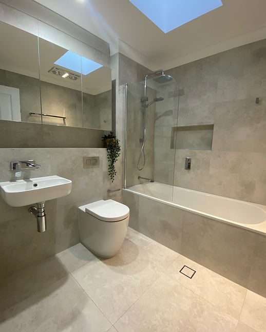 Bathroom tiling