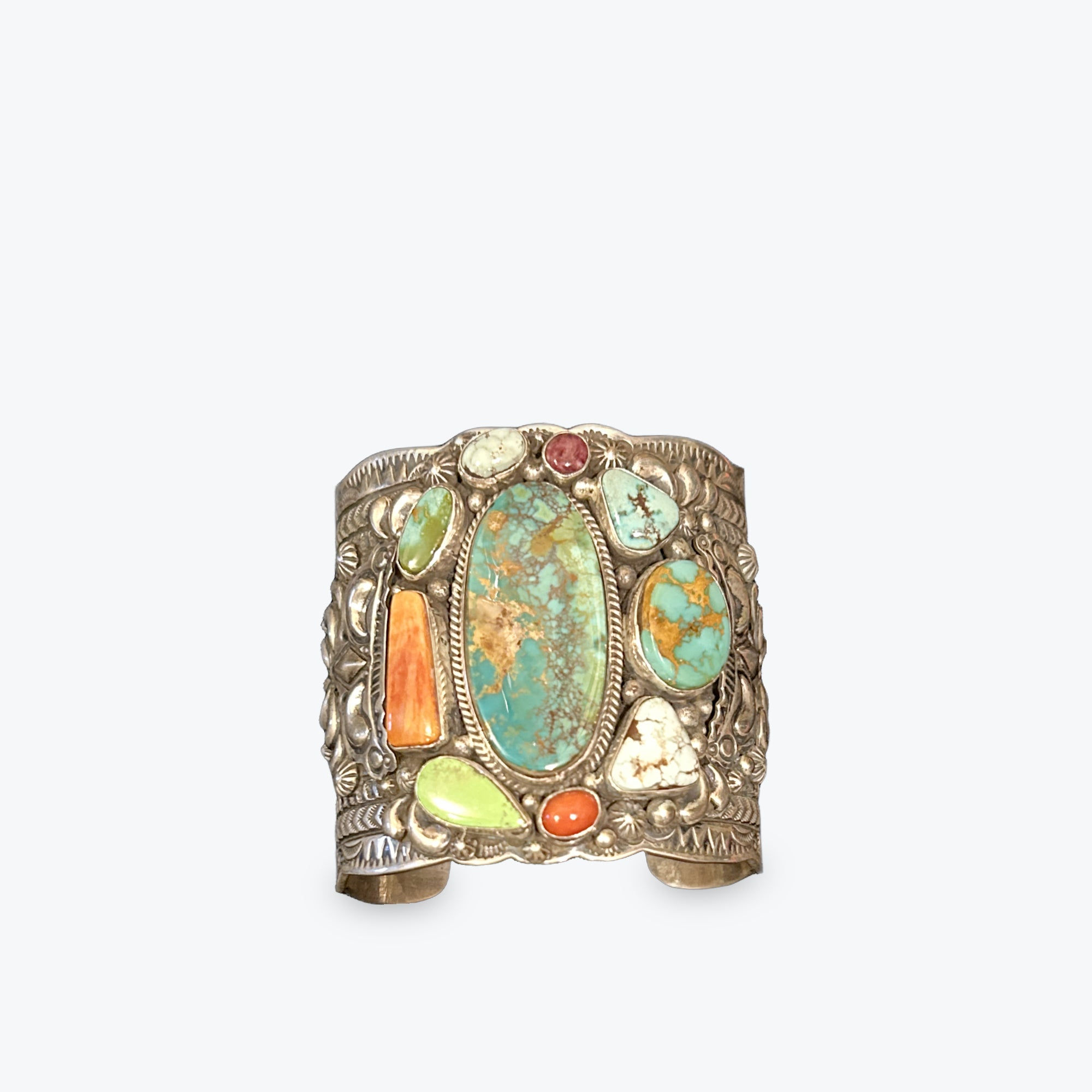 Darryl Becenti-Picasso Style Muti Stone Bracelet