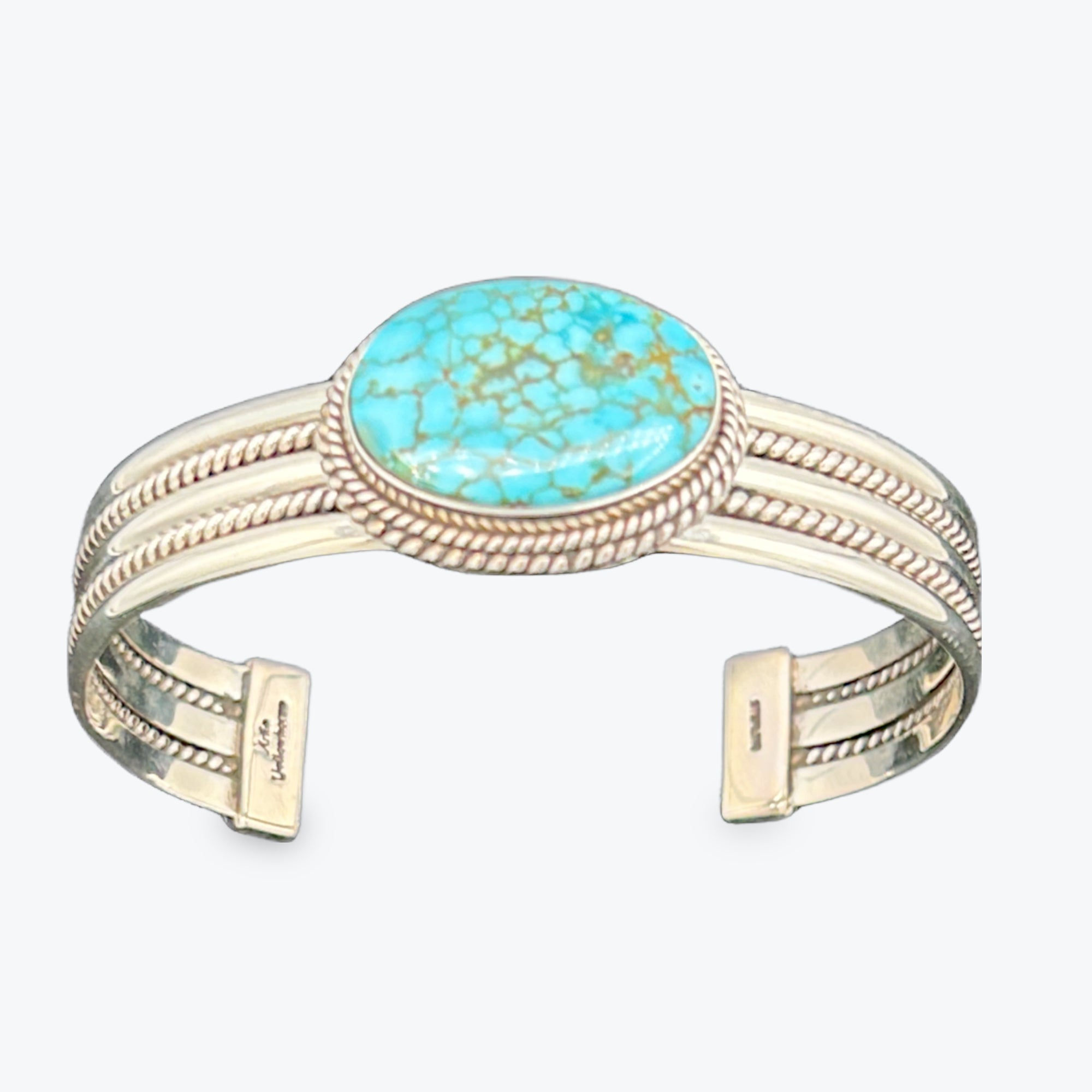 Artie Yellowhorse-Turquoise and sterling silver