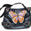 Thumbnail: Whimsical Butterfly Bloom Upcycled Hand-Painted Bag - Unique Art Purse