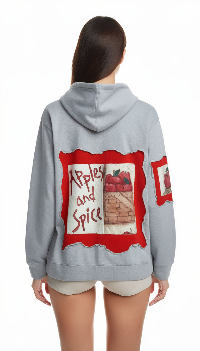 Thumbnail: Custom Spice Cat Hoodie | Thrift Flipped Streetwear (Size M)