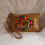 Thumbnail: Hand-Painted Native Motif Upcycled Lizard Bag | Small Southwestern Gift Clutch