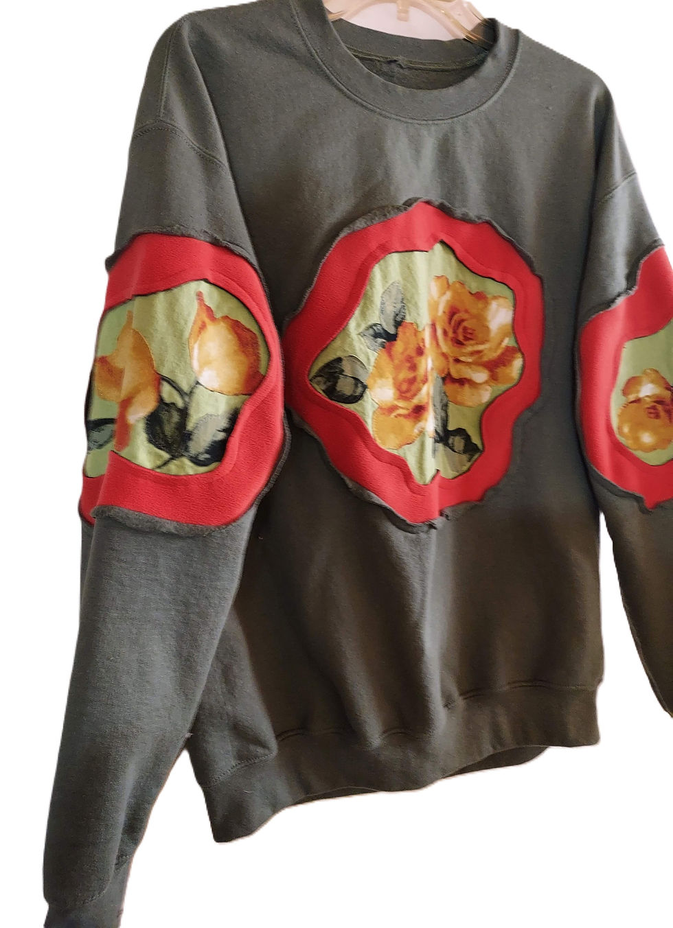 Thumbnail: Yellow Roses Upcycled Crewneck 