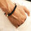 Thumbnail: Lava Stone Men Bracelet Bracelet