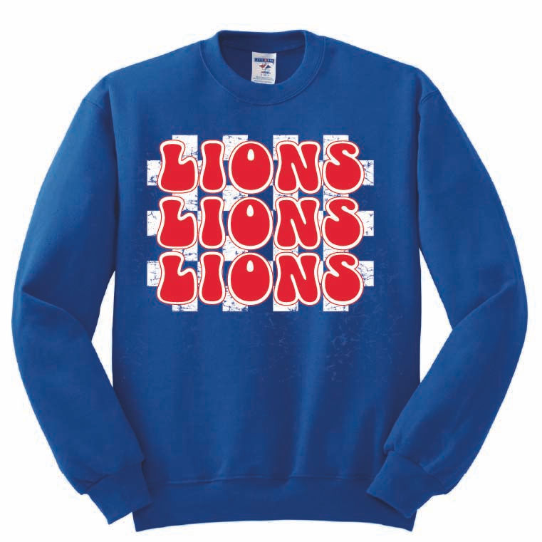 Thumbnail: Larchmont Lions Design A Crew Sweatshirt