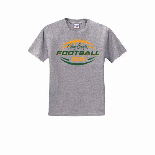 Clay Football  MOM Design B JERZEE T-shirt