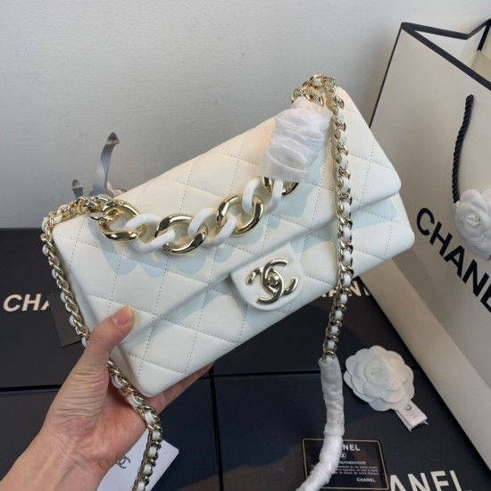 샤넬 크루즈 플랩백 골드샵 (27CM)