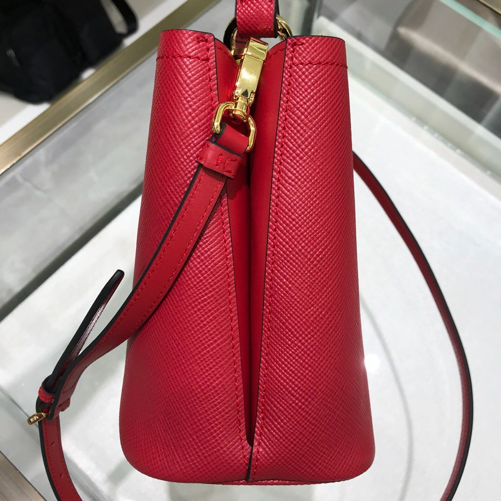 섬네일: PRADA 1BA217 PANIER SAFFIANO LEATHER SMALL BAG