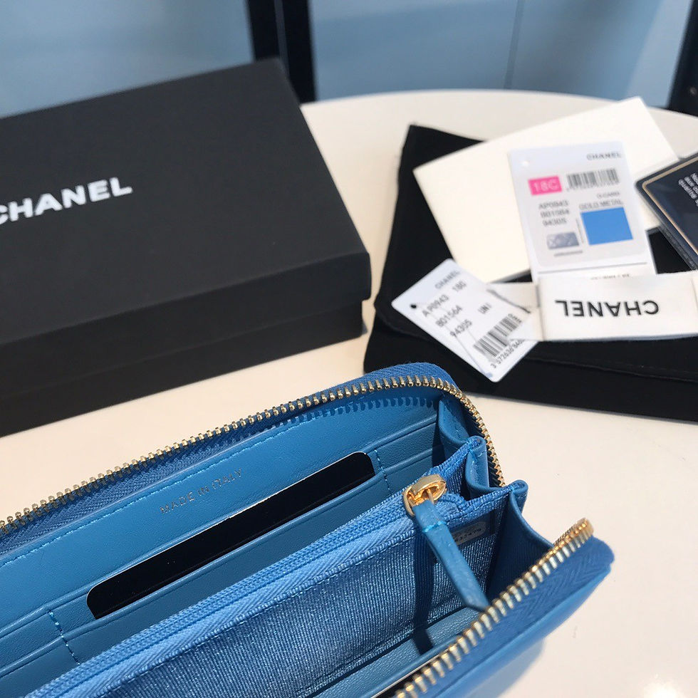 섬네일: CHANEL 19 ZIPPER LONG WALLET(19)