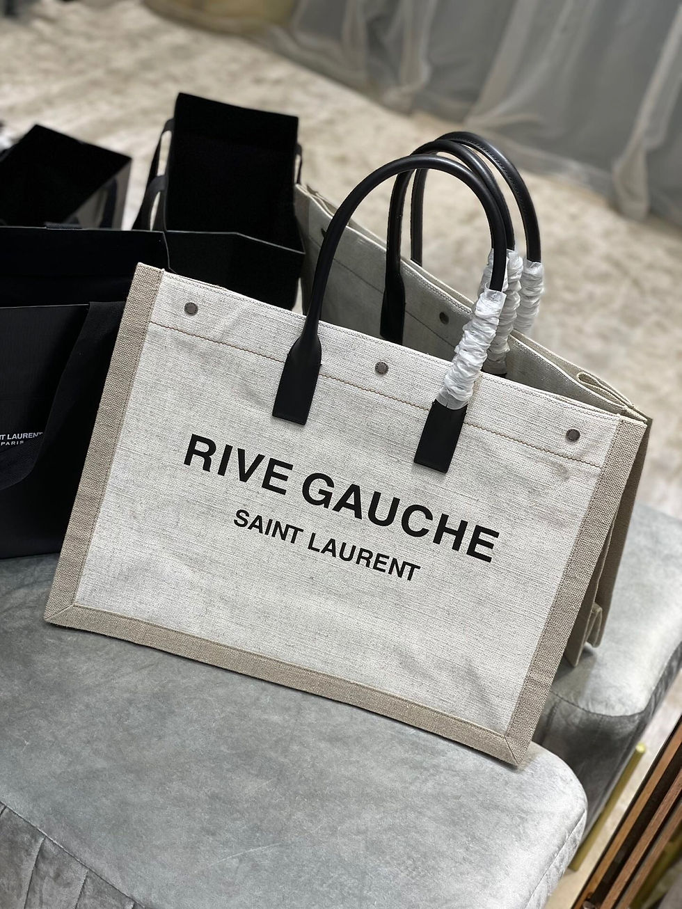 섬네일: SAINT LAURENT RIVE GAUCHE TOTE BAG(48)