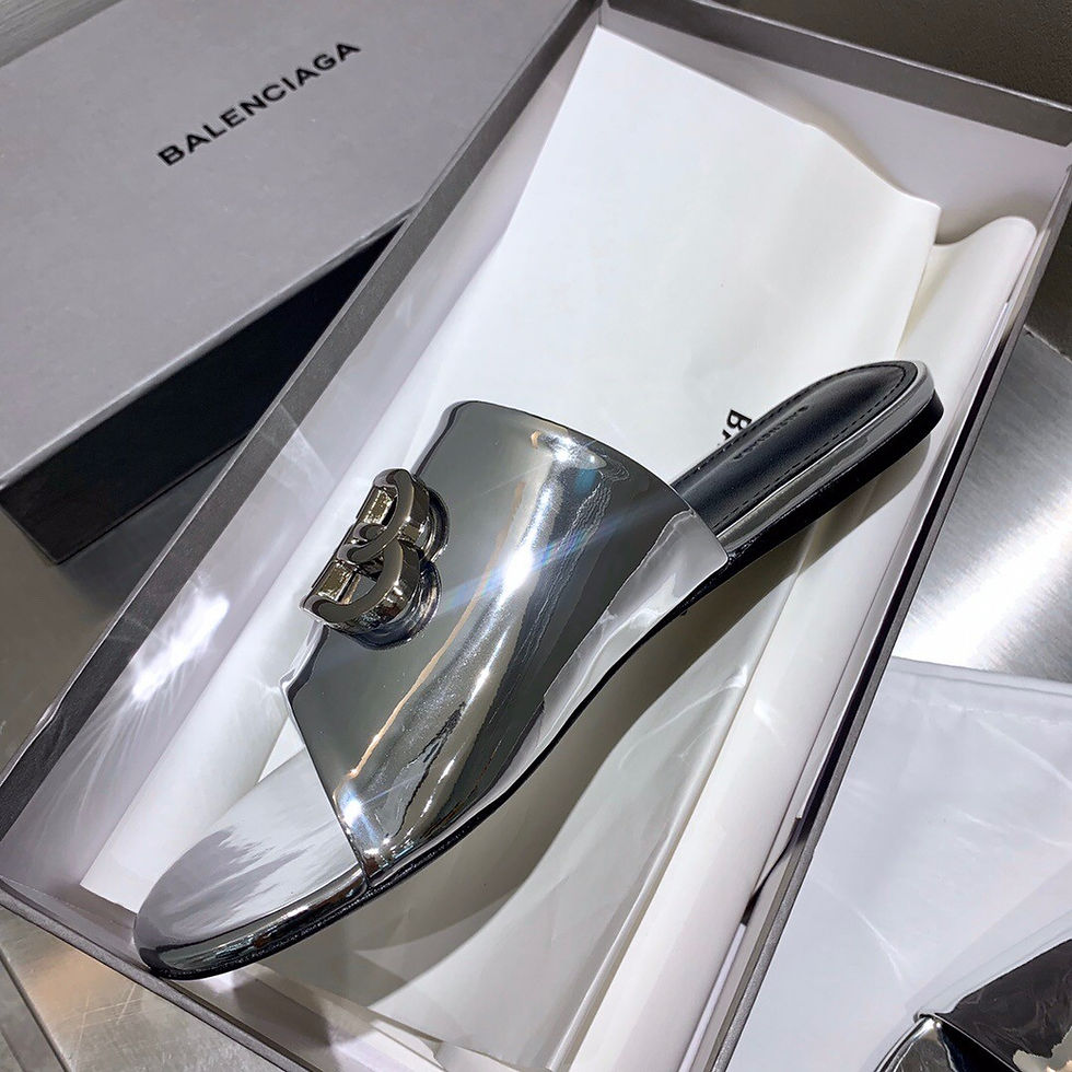섬네일: BALENCIAGA BB LOGO SLIPPERS