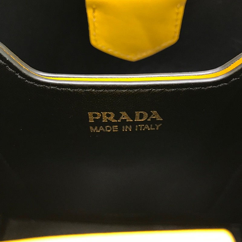 섬네일: PRADA 1BA212 PANIER SAFFIANO LEATHER MEDIUM BAG