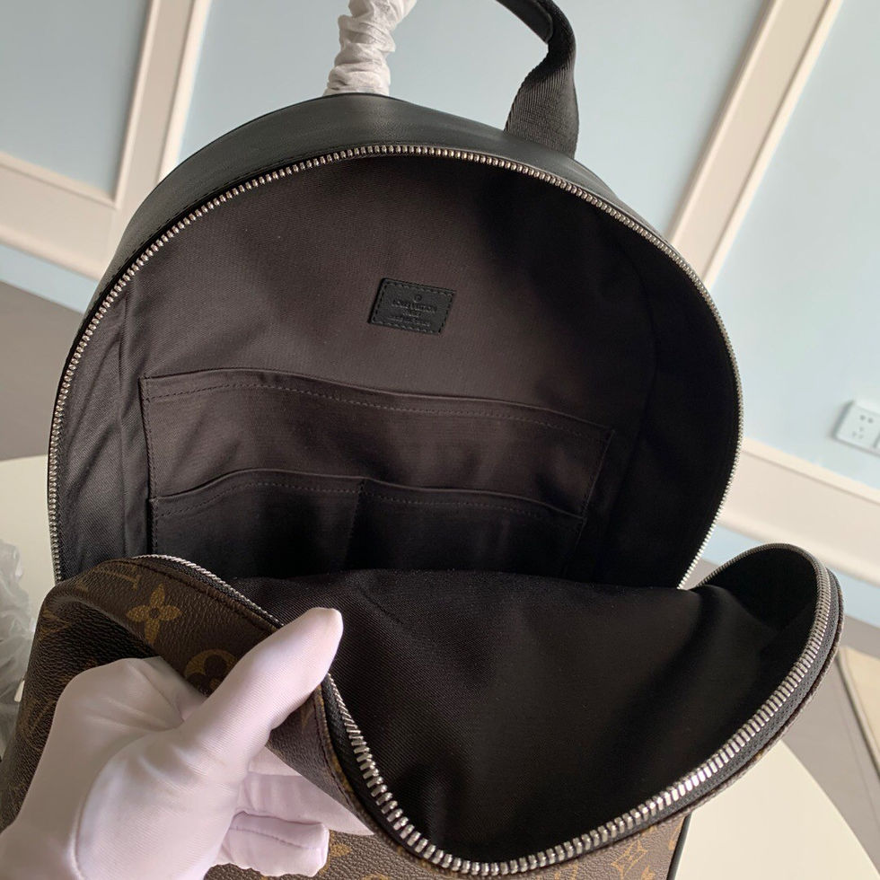 섬네일: LOUIS VUITTON JOSH MONOGRAM MACASSAR CANVAS BACKPACK M41530