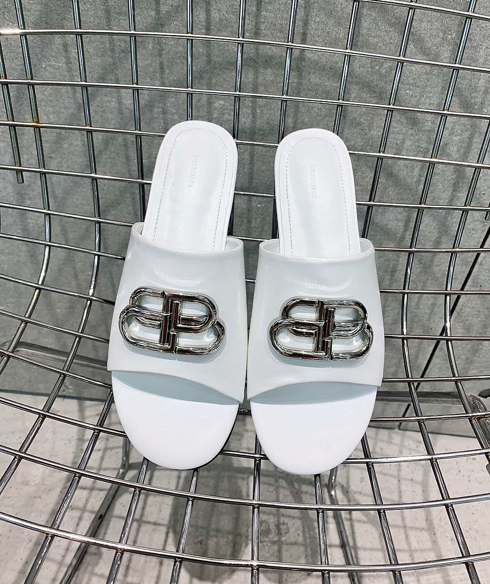 섬네일: BALENCIAGA BB LOGO SLIPPERS