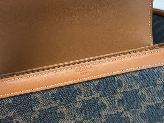 섬네일: CELINE TRIOMPHE SHOULDER BAG CALFSKIN+LAMBSKIN(18.5)