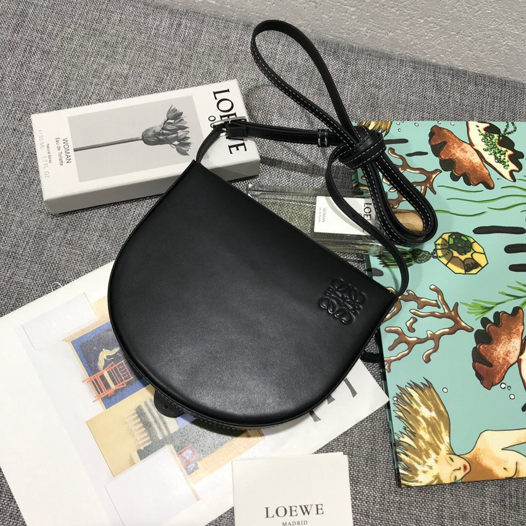 LOEWE HEEL SMALL LEATHER SHOULDER BAG CALFSKIN