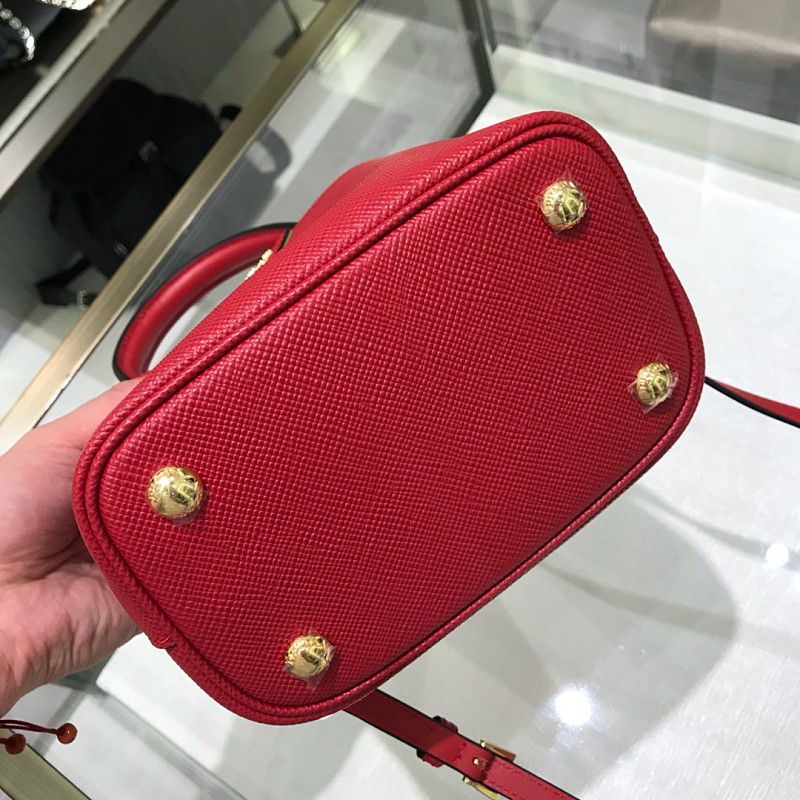 섬네일: PRADA 1BA212 PANIER SAFFIANO LEATHER MEDIUM BAG