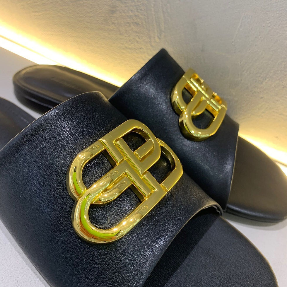 섬네일: BALENCIAGA BB LOGO SLIPPERS