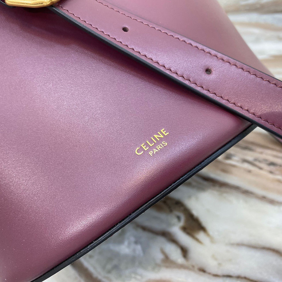 섬네일: CELINE TRIOMPHE MAILLON BUCKET BAG