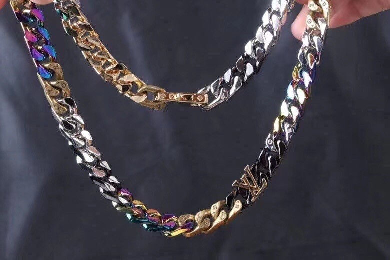 섬네일: LOUIS VUITTON LINKS NECKLACE(50CM)