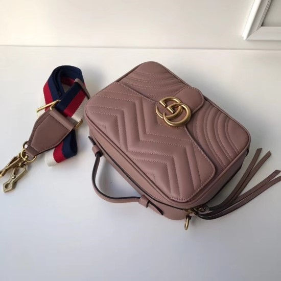 섬네일: GUCCI GG MARMONT MATELASSE TOP HANDLE BAG(25)
