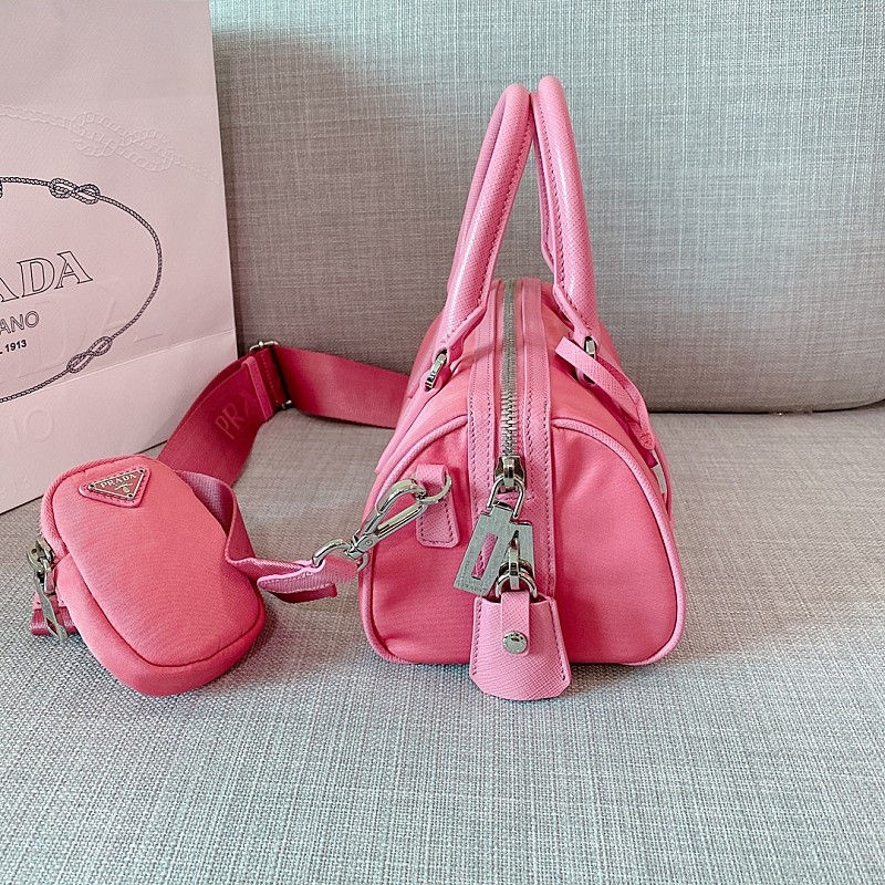 섬네일: PRADA 1BB846 POCONO TOP HANDLE BAG
