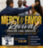 Prayer Line Registration & Pre-Counseling For the Mercy & Favor Revial