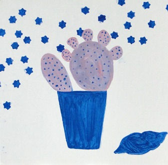 Cactus rose & bleu 11 fev 2018