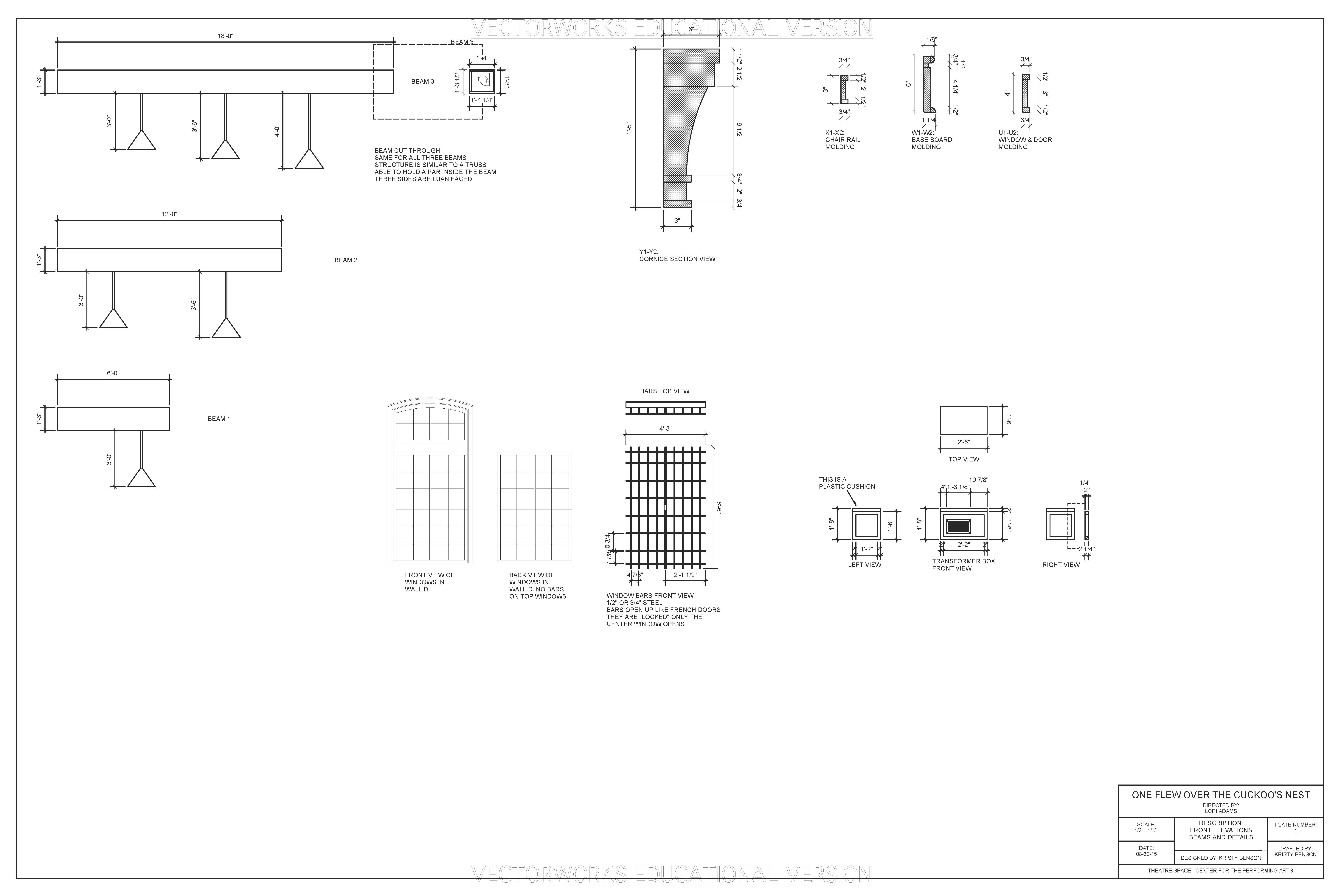 1/2" Elevations