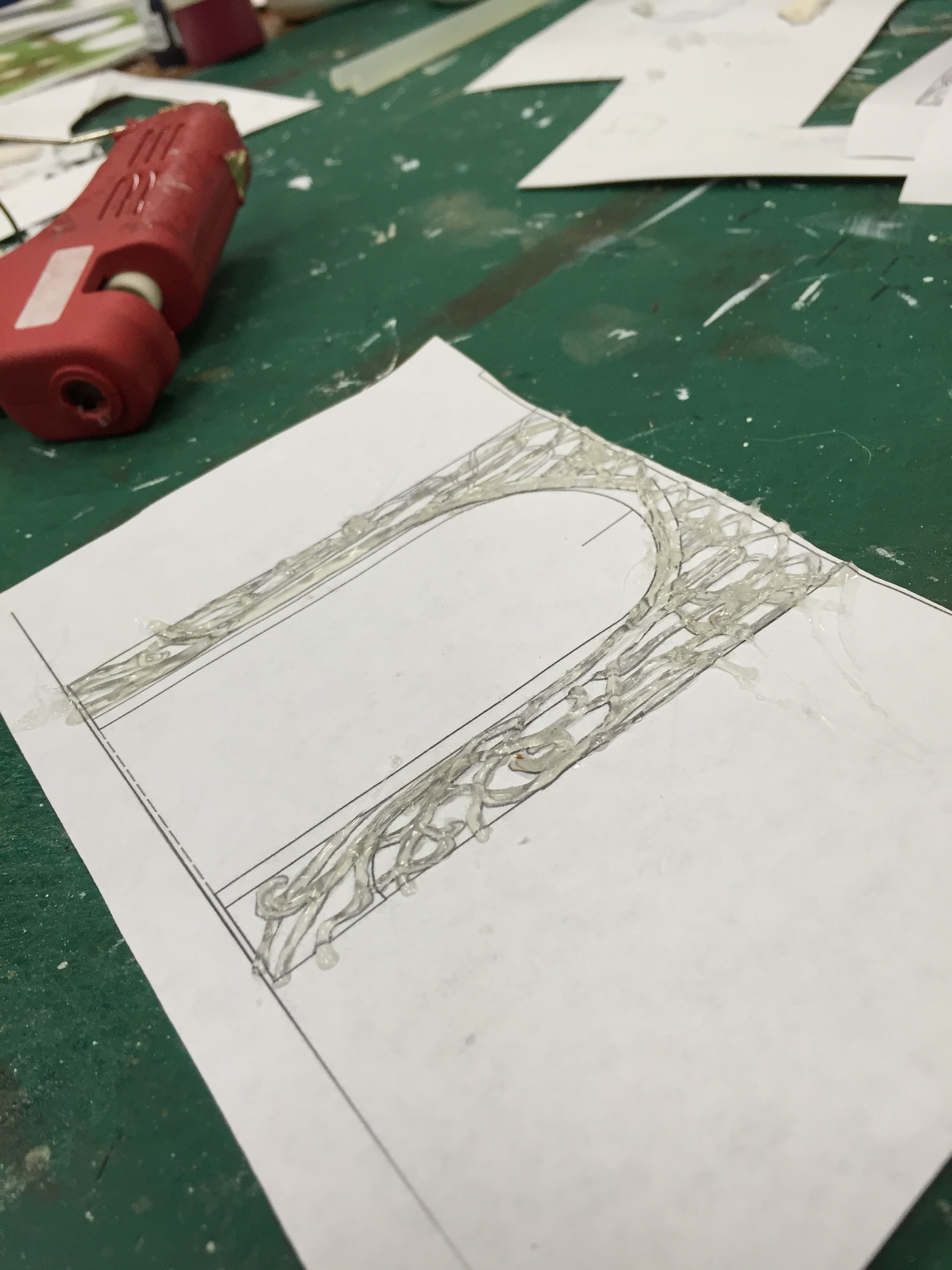 1/2" Scale Model Process Photo Vine Details