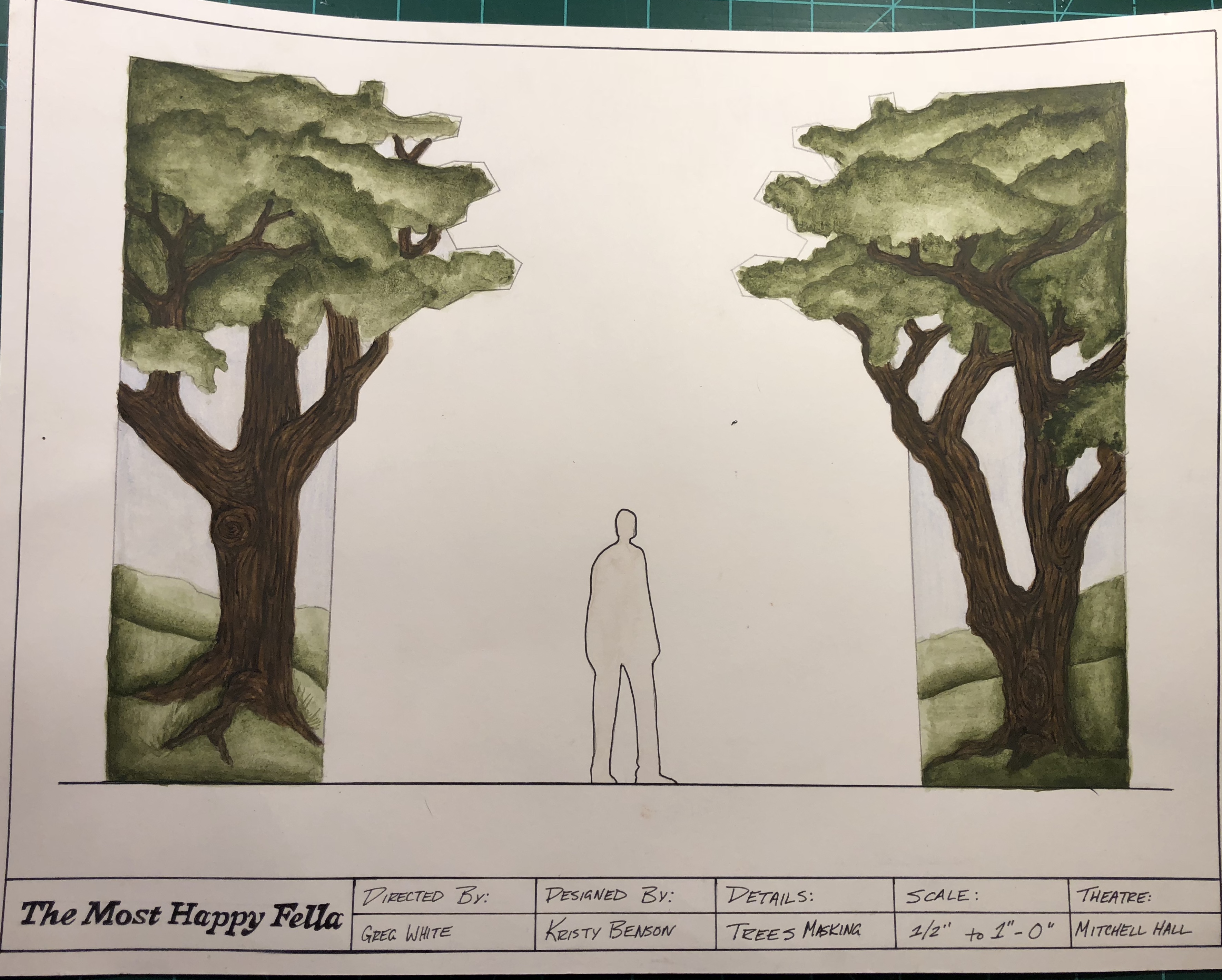 Tree Flats Paint Elevation
