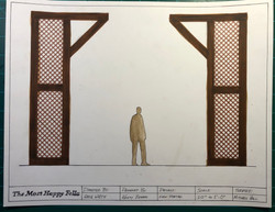 Lattice Walls Paint Elevation