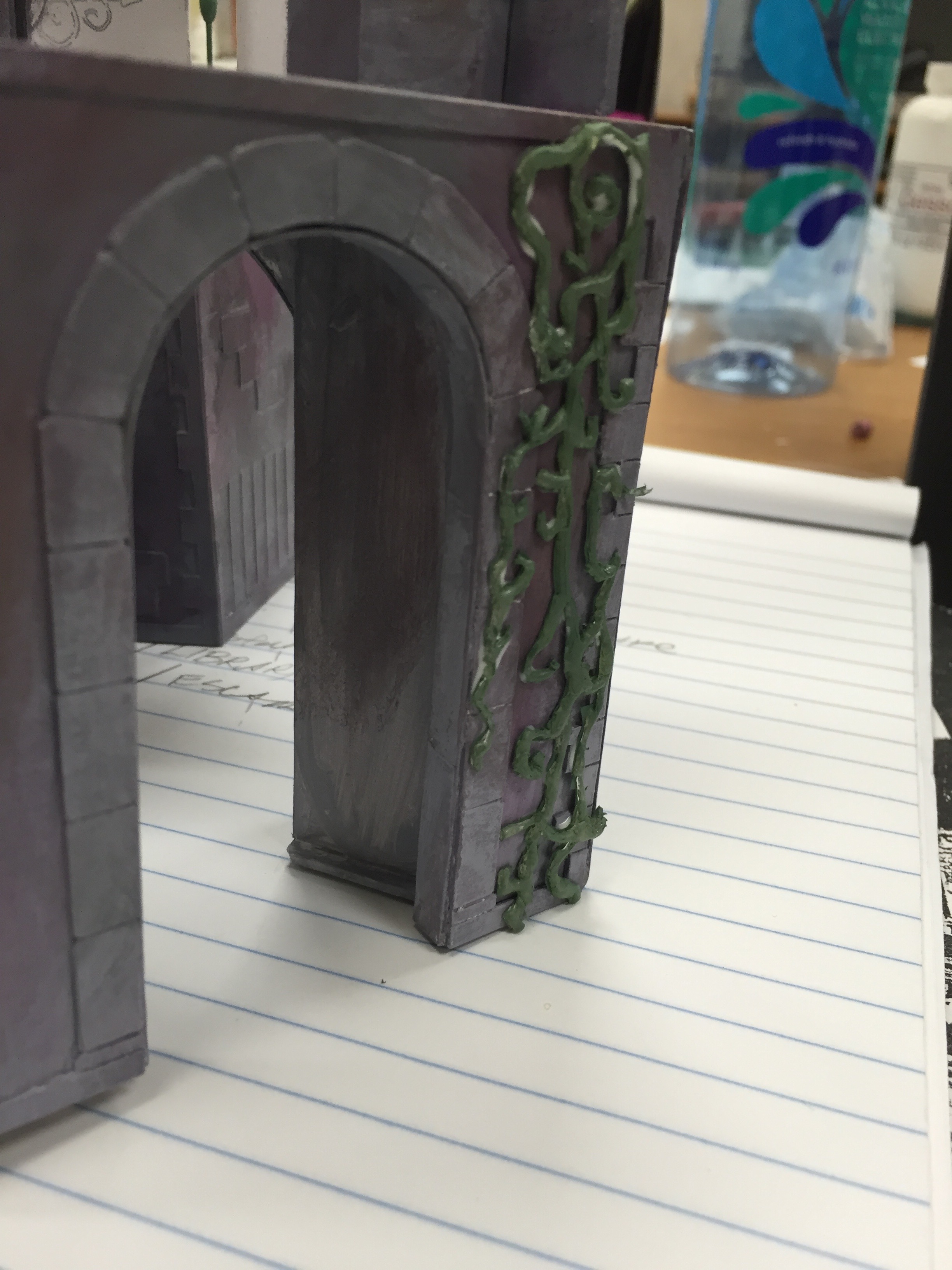 1/2" Scale Model Process Photo Vine Details
