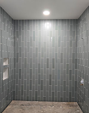 subway tile stacked 