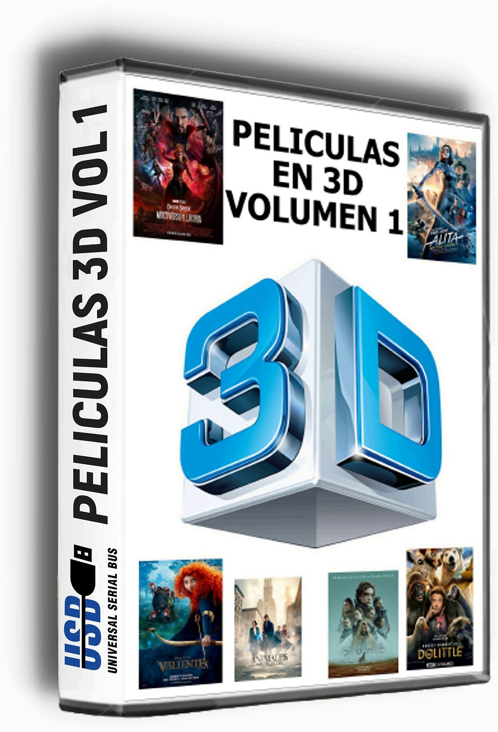 peliculas en 3d SBS volumen 1 USB