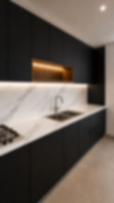 Cocina de cuarzo calacatta