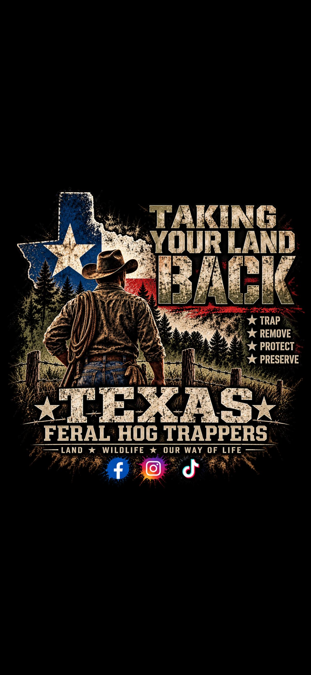 Texas Feral Hog Trappers T-Shirts