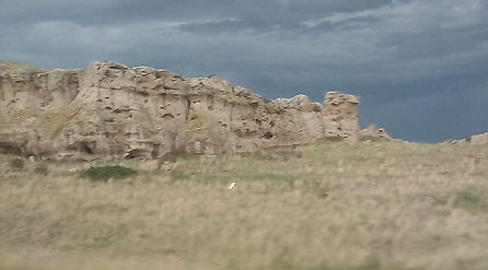 semi-arid cliffs