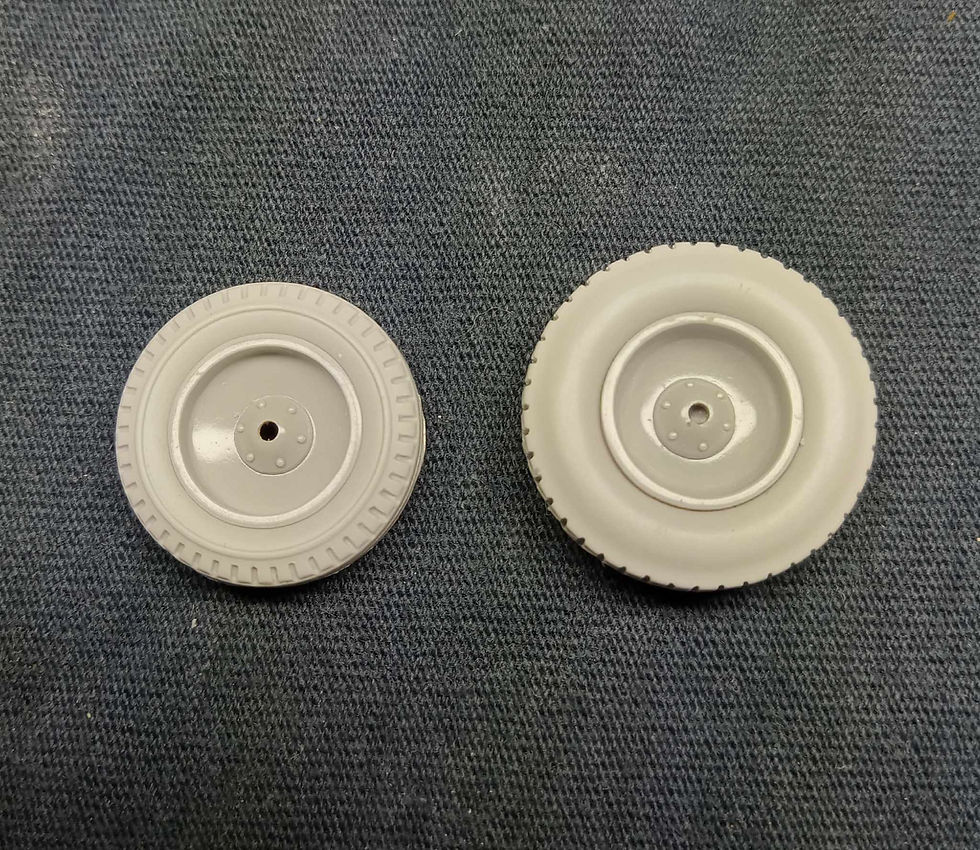 Revell Midget Spare Tire Set 1 front 1 rear