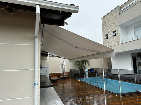 Toldo Articulado Manual Com Apoio - Palmas