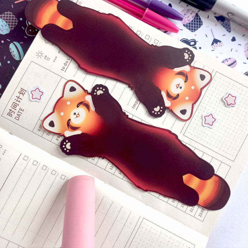 Miniatura: Marca-páginas Red Panda