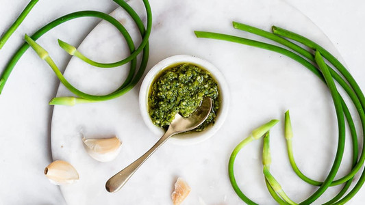 Garlic Scape Pesto